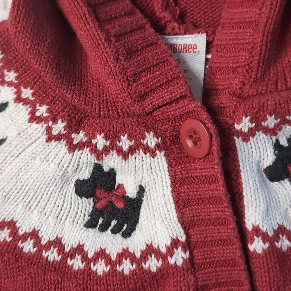 Gymboree sweater  Scottie dogs size 5